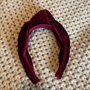 SNIDEL velvet headband